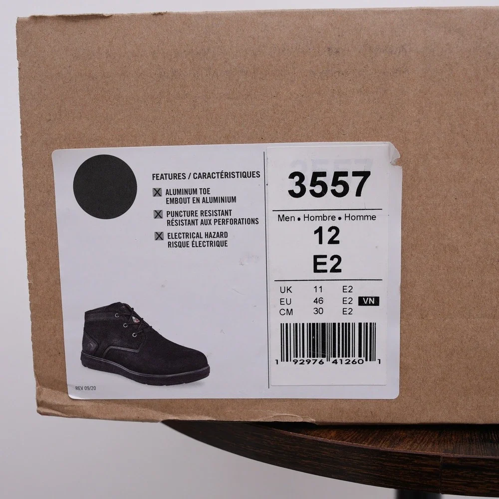 Red Wing 3557 Zero-G Lite Men 12‎ E2 Black Aluminum Toe Puncture Resistant Boots